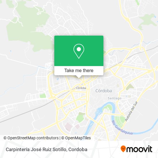 Carpintería José Ruiz Sotillo map