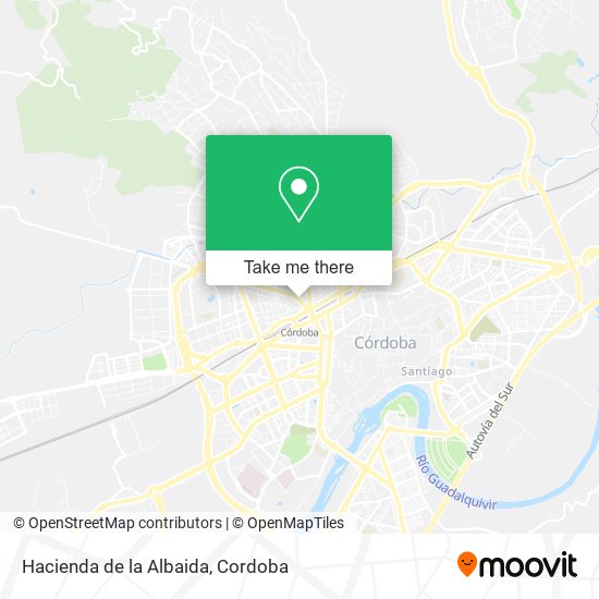 mapa Hacienda de la Albaida