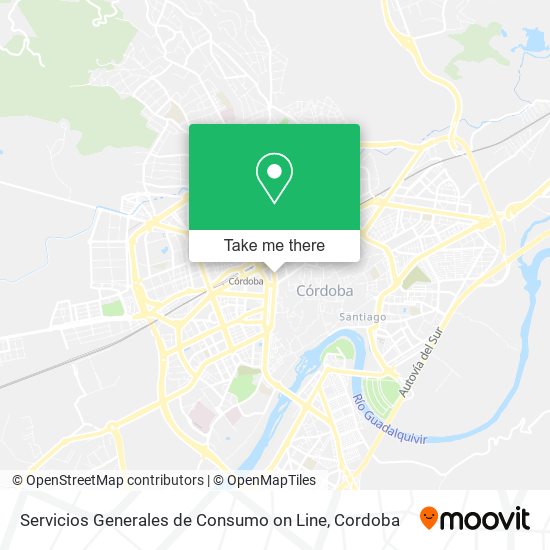 Servicios Generales de Consumo on Line map