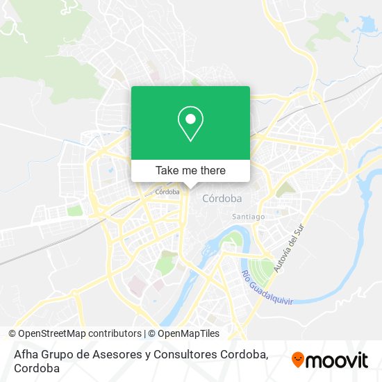 mapa Afha Grupo de Asesores y Consultores Cordoba