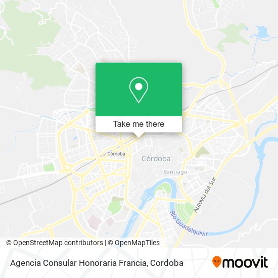 Agencia Consular Honoraria Francia map