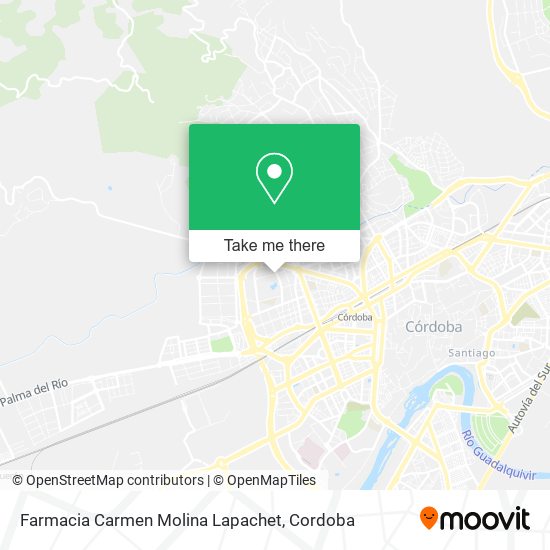 mapa Farmacia Carmen Molina Lapachet