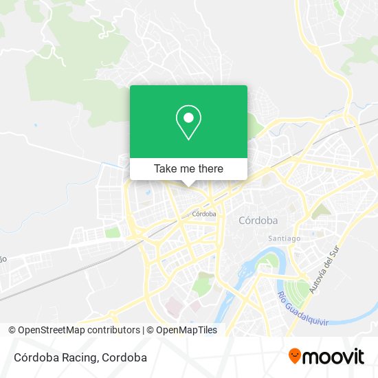 mapa Córdoba Racing