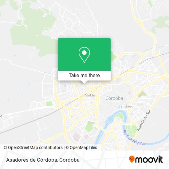 Asadores de Córdoba map