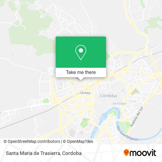 mapa Santa Maria de Trasierra