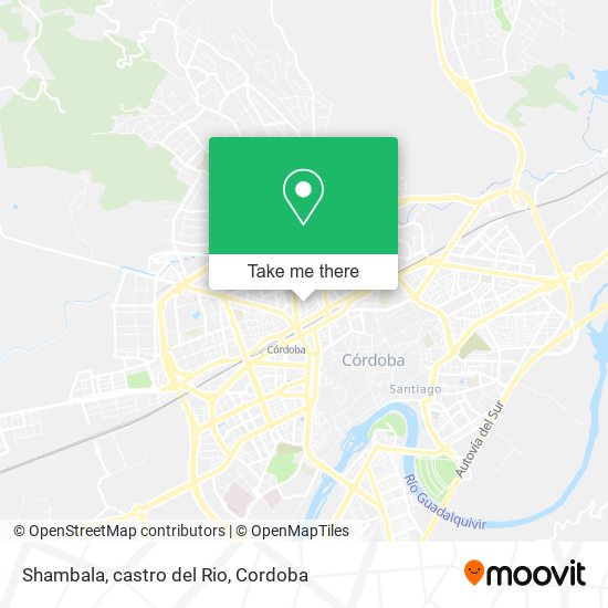 Shambala, castro del Rio map