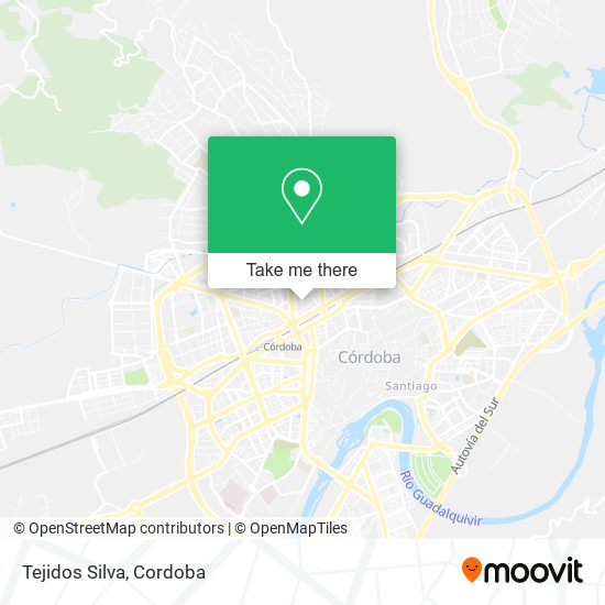 Tejidos Silva map