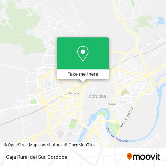 mapa Caja Rural del Sur