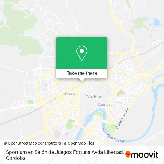 mapa Sportium en Salón de Juegos Fortuna Avda Libertad