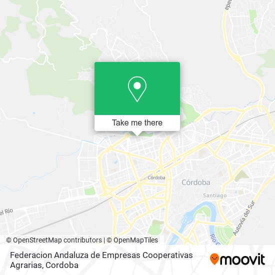 Federacion Andaluza de Empresas Cooperativas Agrarias map