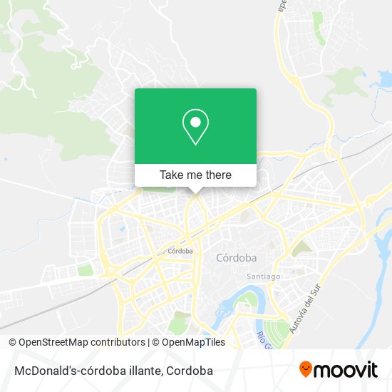 McDonald's-córdoba illante map