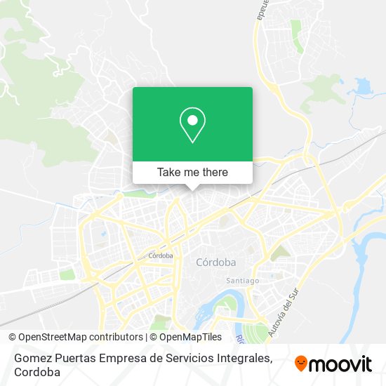 mapa Gomez Puertas Empresa de Servicios Integrales