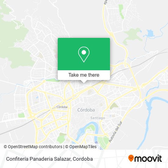 mapa Confitería Panaderia Salazar