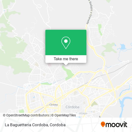 mapa La Baguetteria Cordoba