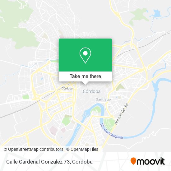 Calle Cardenal Gonzalez 73 map
