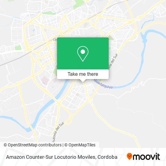 mapa Amazon Counter-Sur Locutorio Moviles