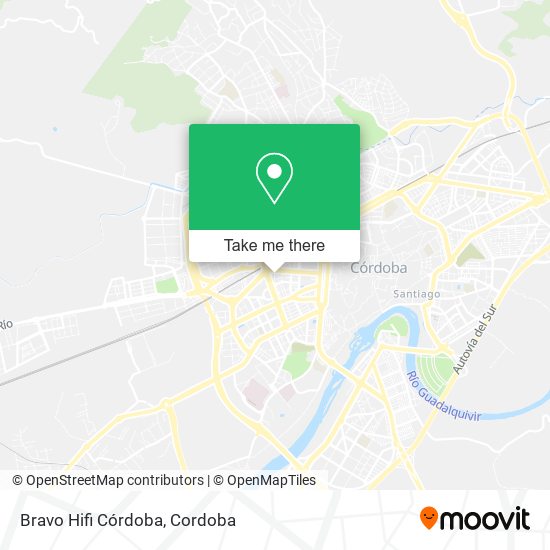 Bravo Hifi Córdoba map