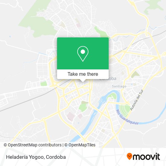 mapa Heladería Yogoo