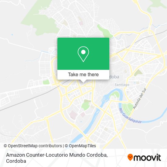 Amazon Counter-Locutorio Mundo Cordoba map