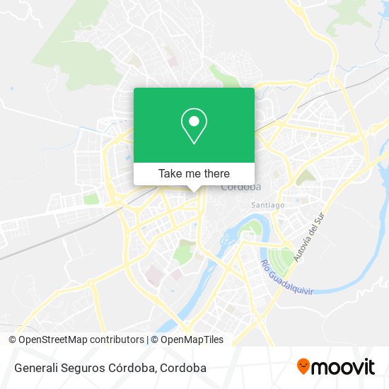 Generali Seguros Córdoba map