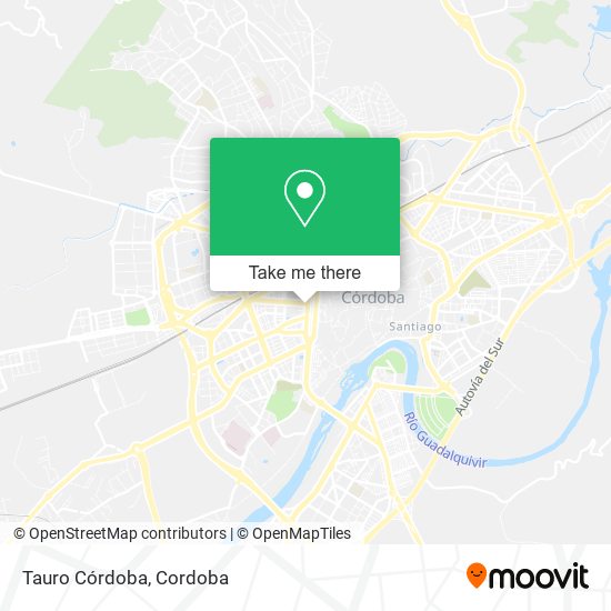 Tauro Córdoba map