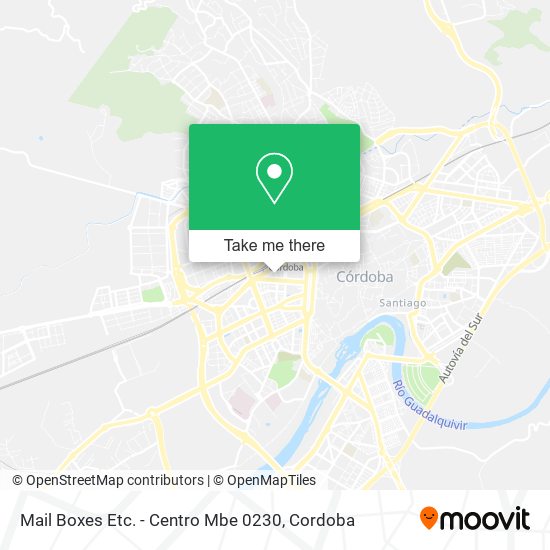 Mail Boxes Etc. - Centro Mbe 0230 map
