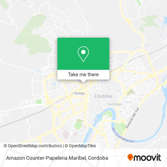 Amazon Counter-Papeleria Maribel map