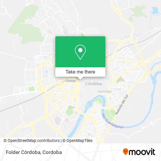 Folder Córdoba map