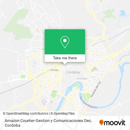Amazon Counter-Gestion y Comunicaciones Dec map