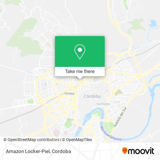 Amazon Locker-Piel map