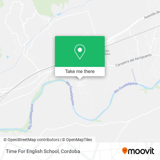 Time For English School map