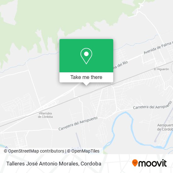 Talleres José Antonio Morales map