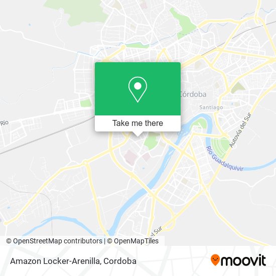 Amazon Locker-Arenilla map