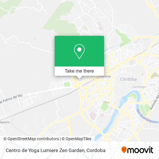 mapa Centro de Yoga Lumiere Zen Garden