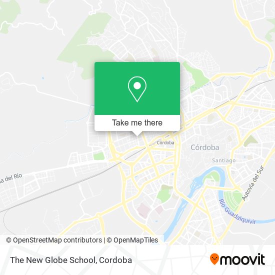 The New Globe School map