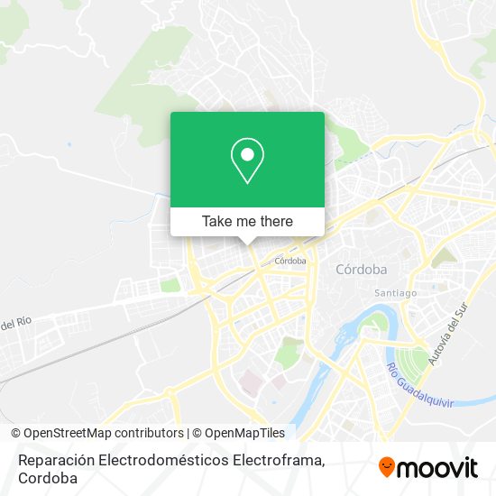 Reparación Electrodomésticos Electroframa map