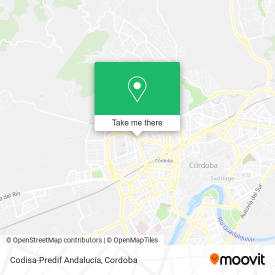 Codisa-Predif Andalucía map