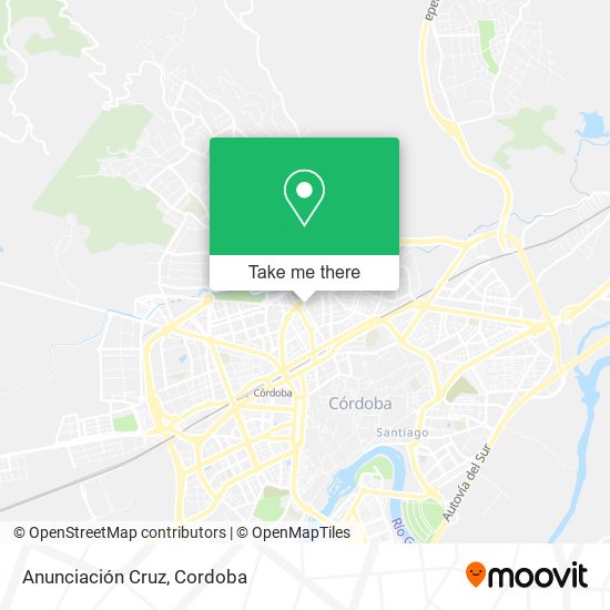 mapa Anunciación Cruz