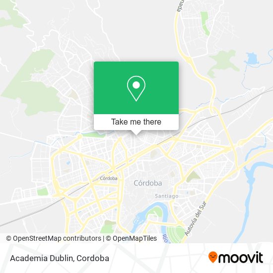 mapa Academia Dublin