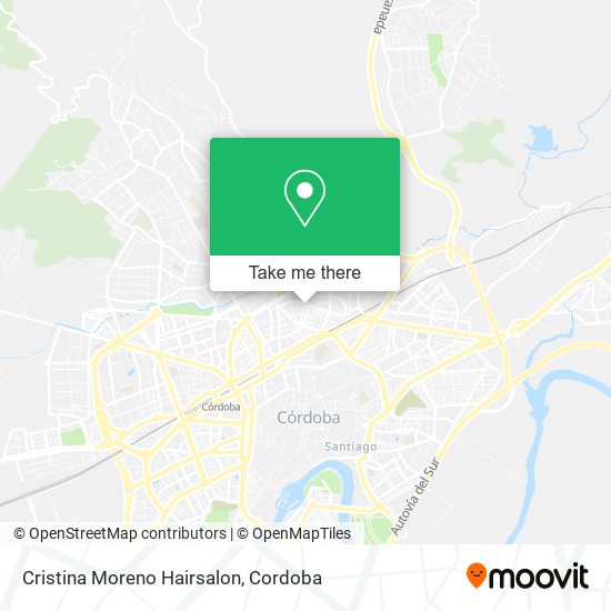 Cristina Moreno Hairsalon map