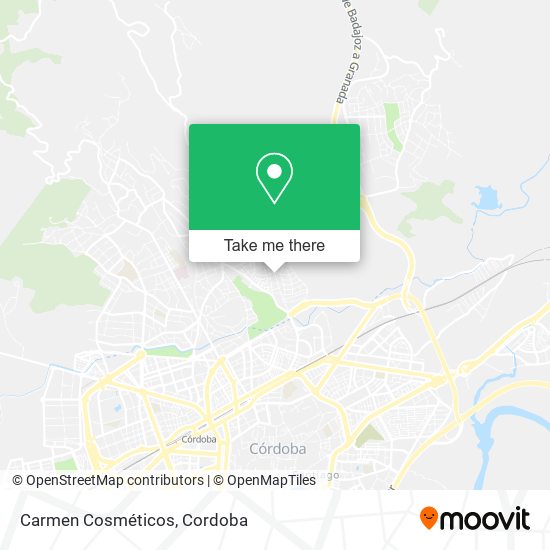 Carmen Cosméticos map