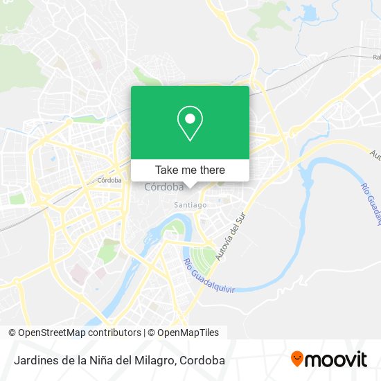 Jardines de la Niña del Milagro map