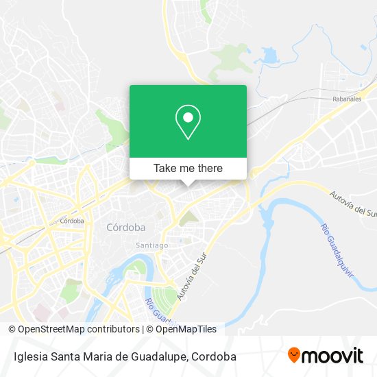 mapa Iglesia Santa Maria de Guadalupe