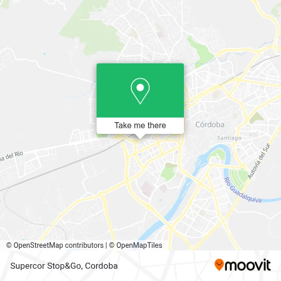 Supercor Stop&Go map