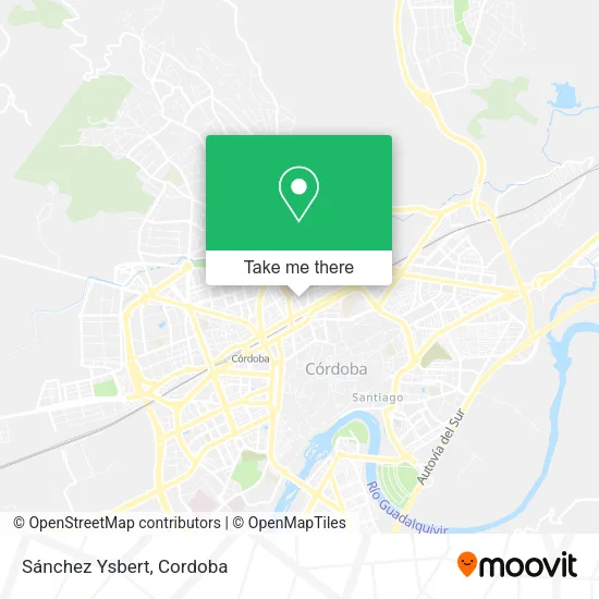Sánchez Ysbert map
