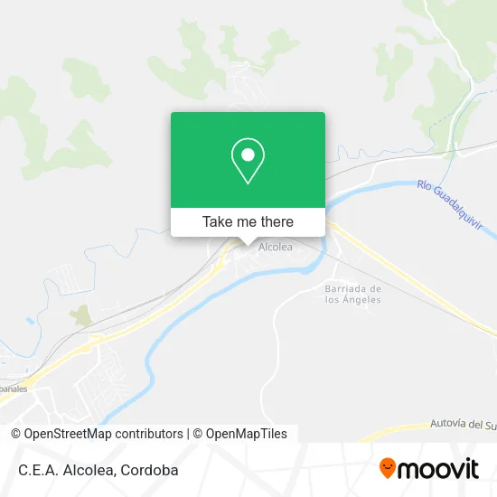 C.E.A. Alcolea map