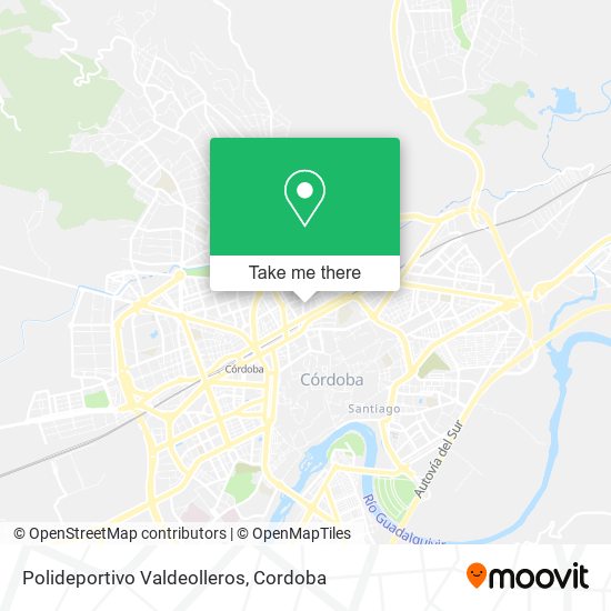 Polideportivo Valdeolleros map