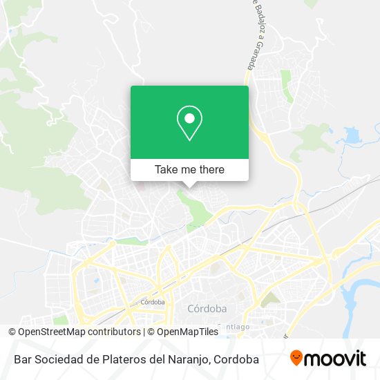 mapa Bar Sociedad de Plateros del Naranjo