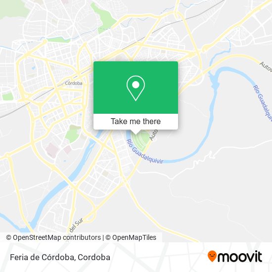 mapa Feria de Córdoba