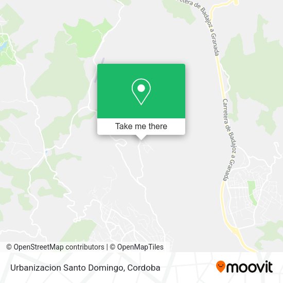 Urbanizacion Santo Domingo map